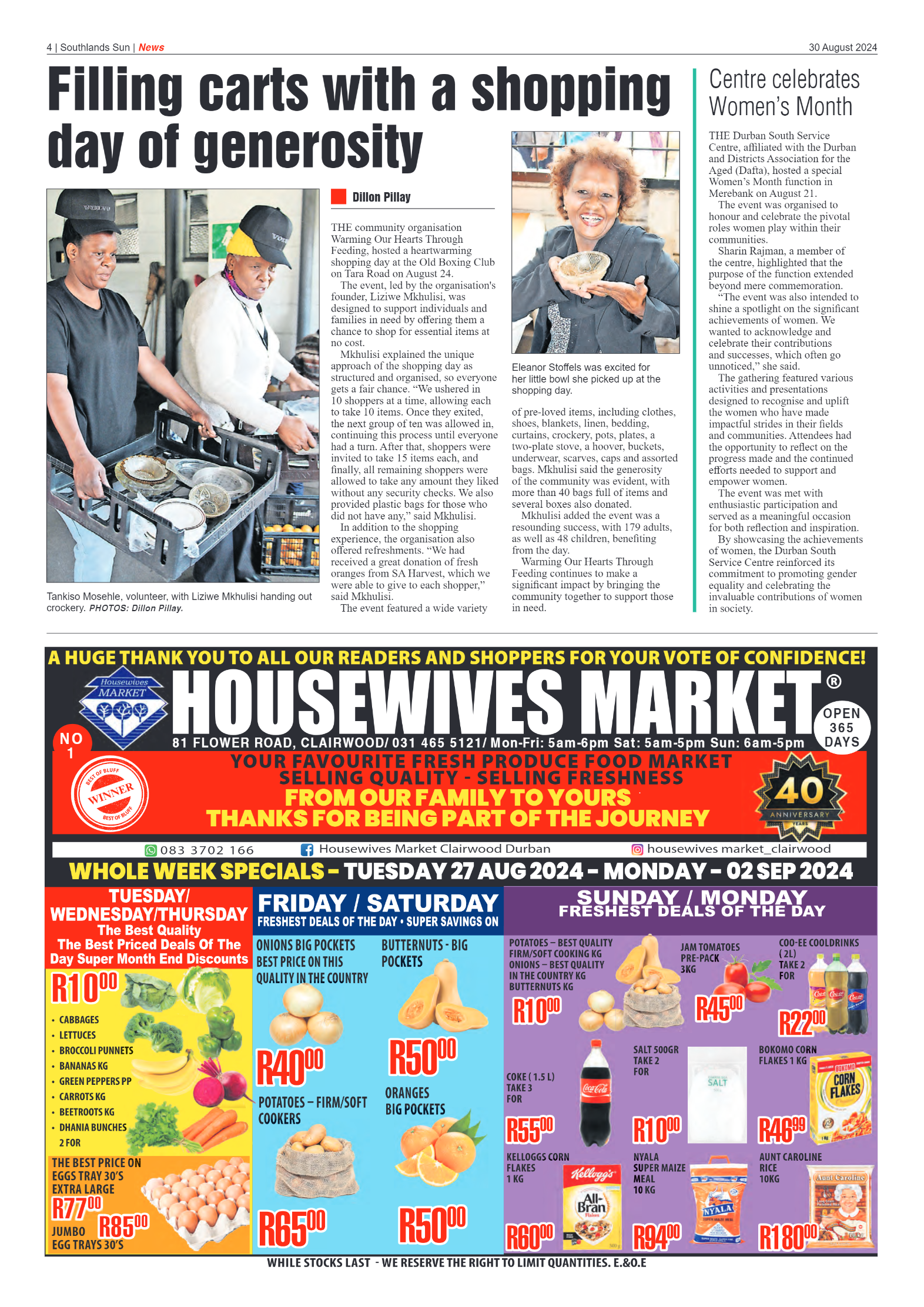 Southlands Sun 30 August 2024 page 4