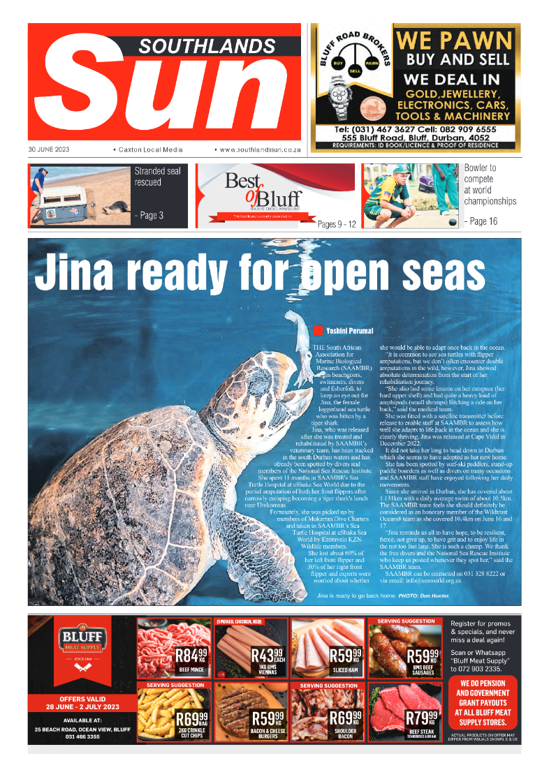 Southlands Sun 30 June 2023 page 1