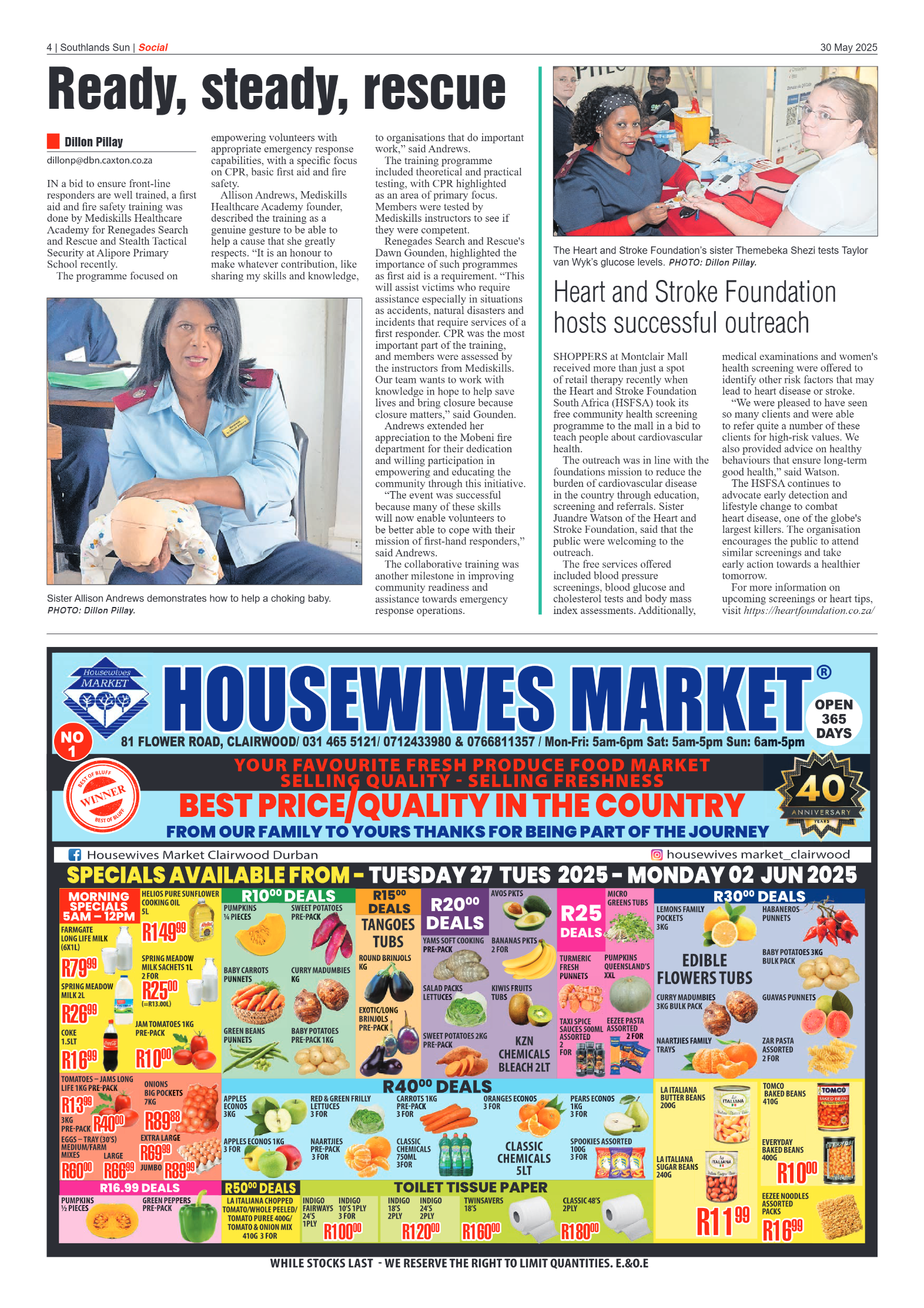 Southlands Sun 30 May 2025 page 4