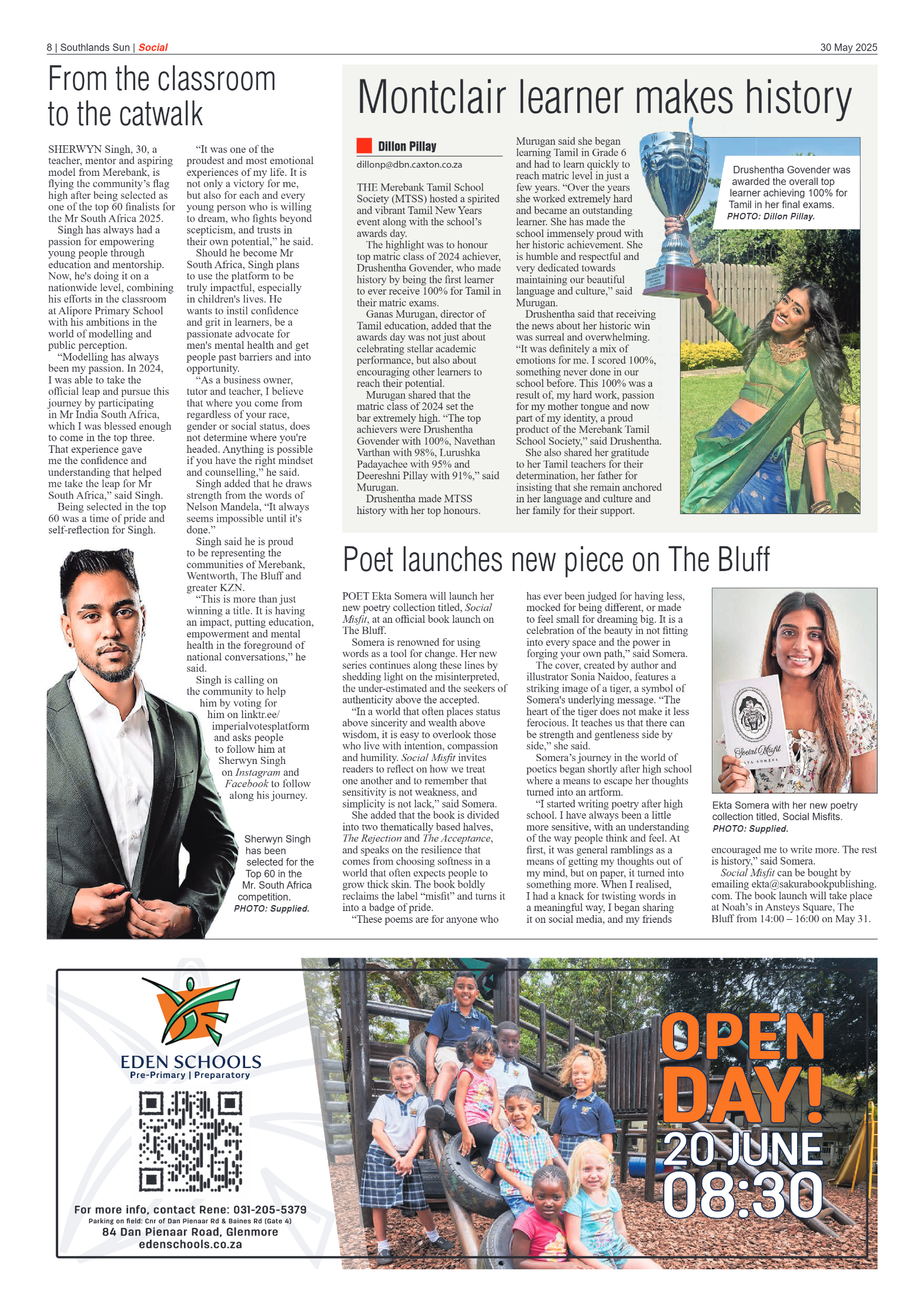 Southlands Sun 30 May 2025 page 8