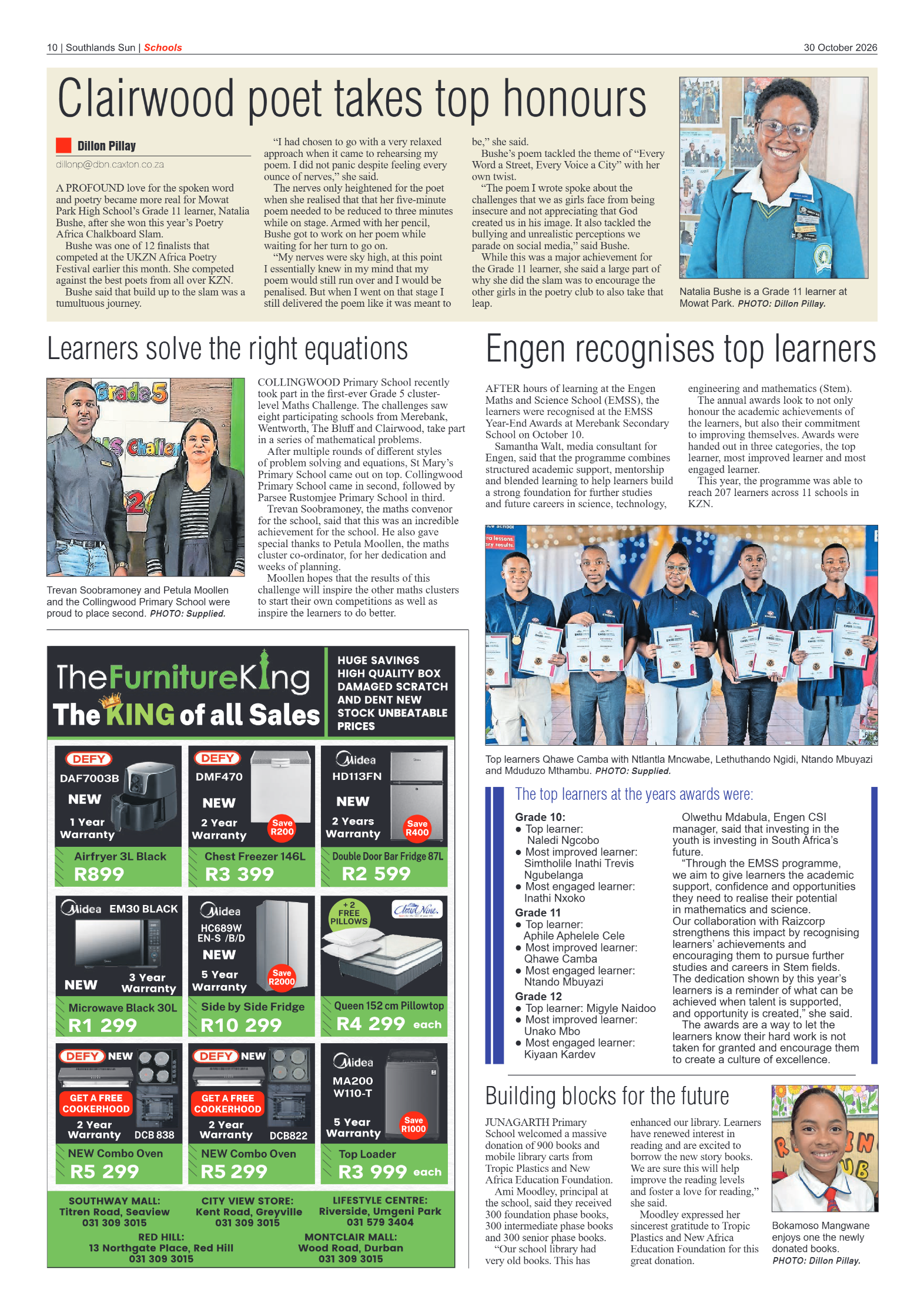 Southlands Sun 30 October 2026 page 10