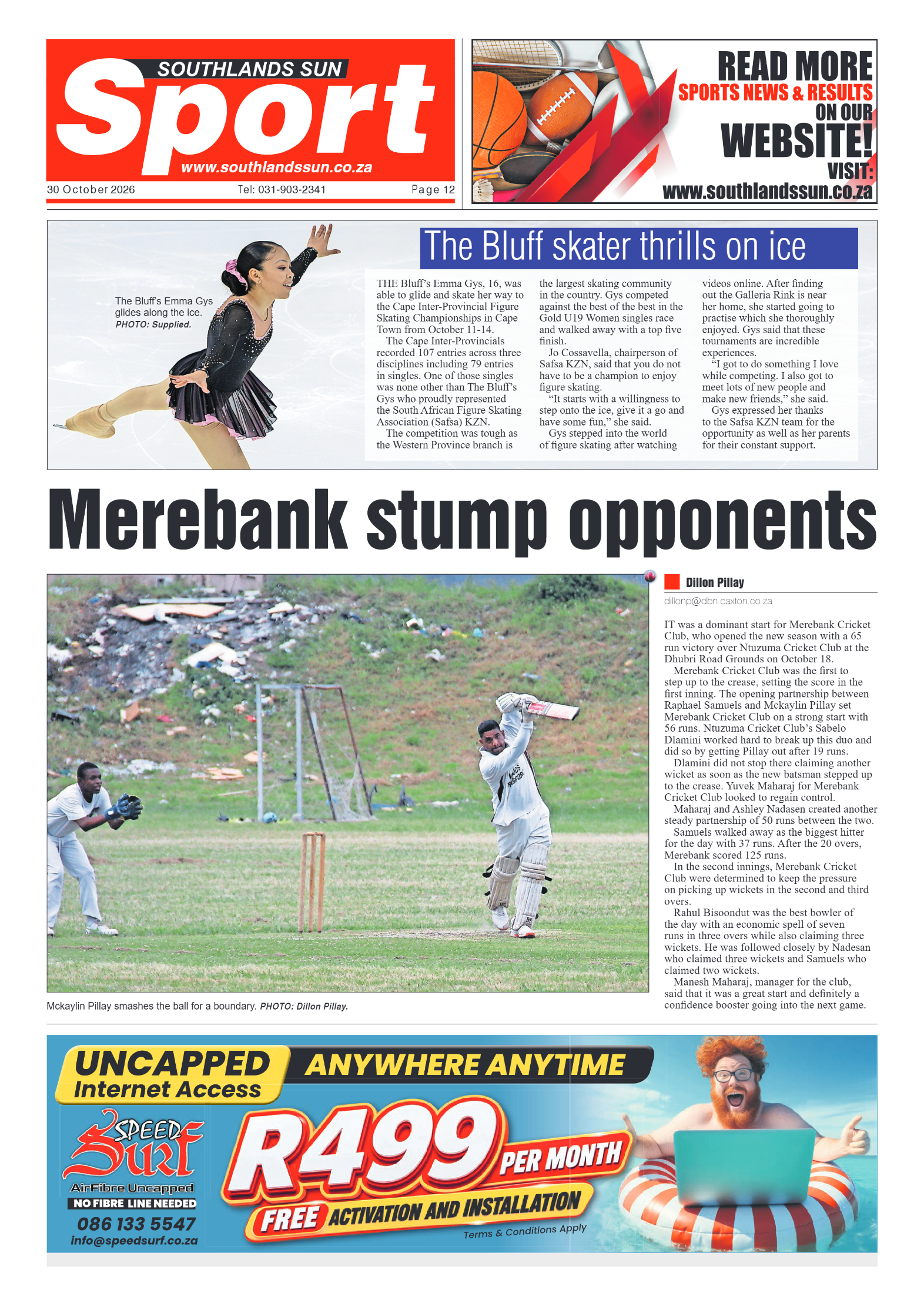 Southlands Sun 30 October 2026 page 12