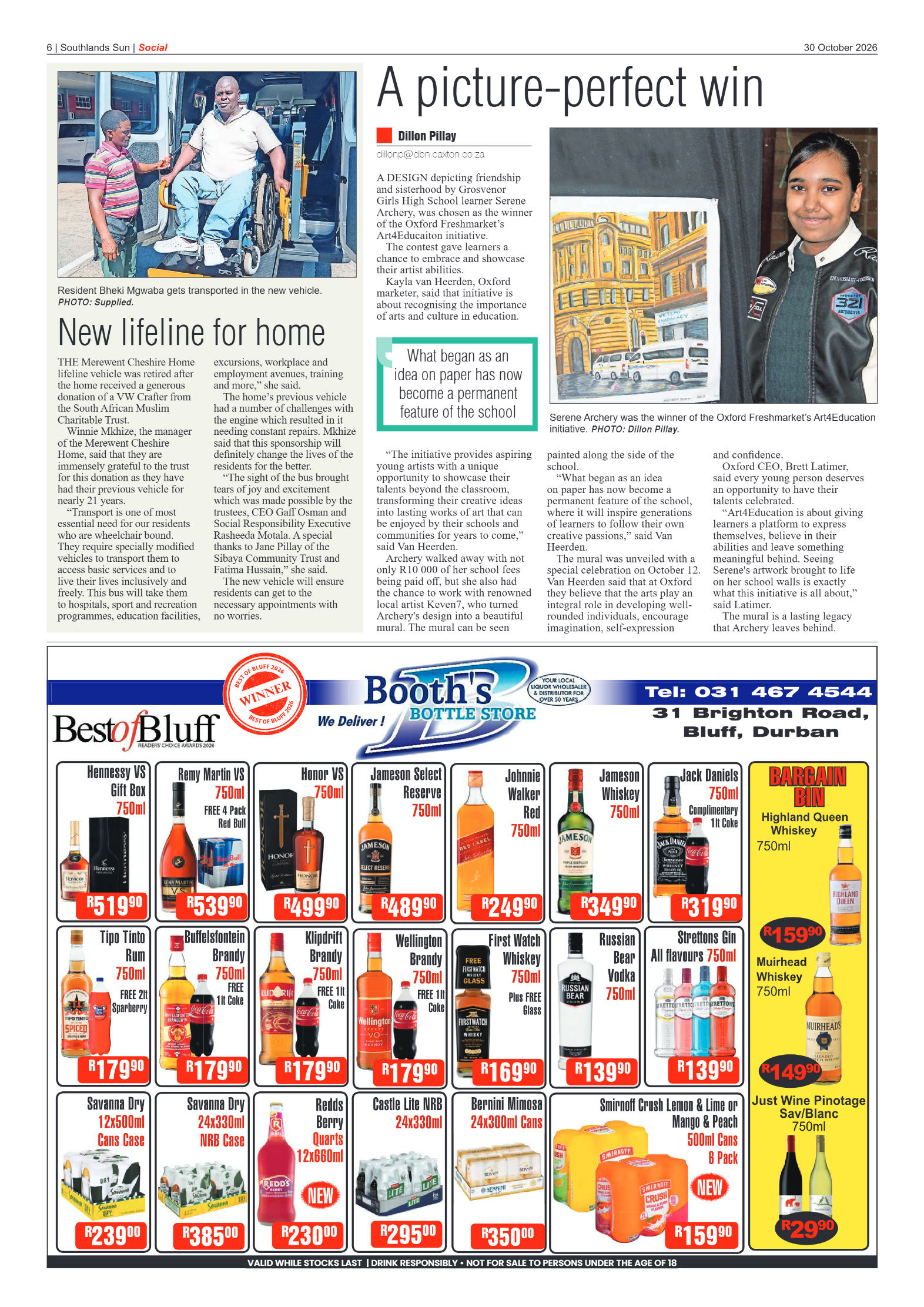 Southlands Sun 30 October 2026 page 6
