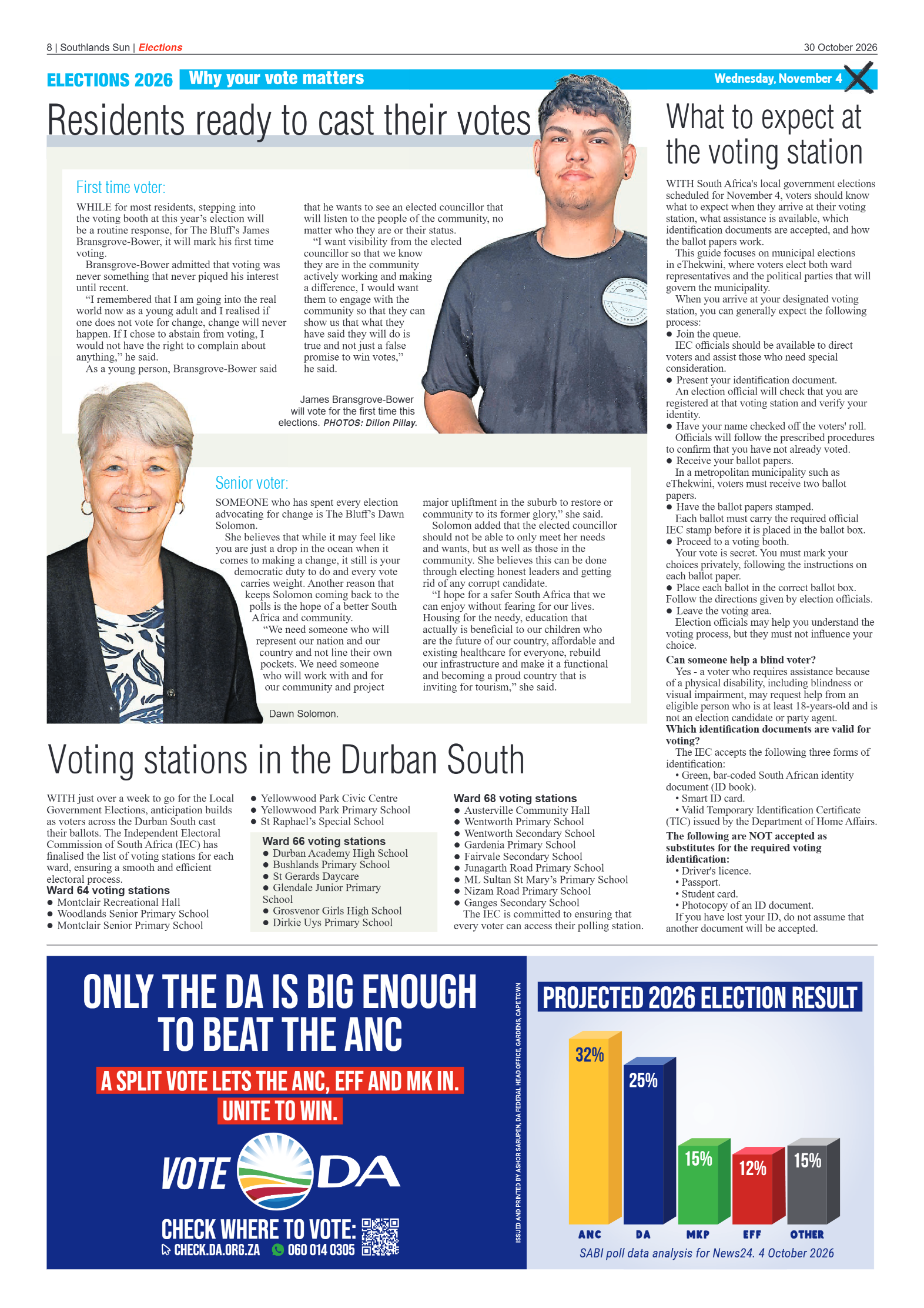 Southlands Sun 30 October 2026 page 8