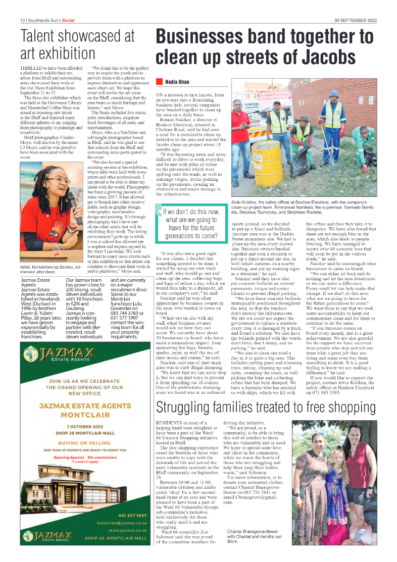 Southlands Sun 30 September 2022 page 10