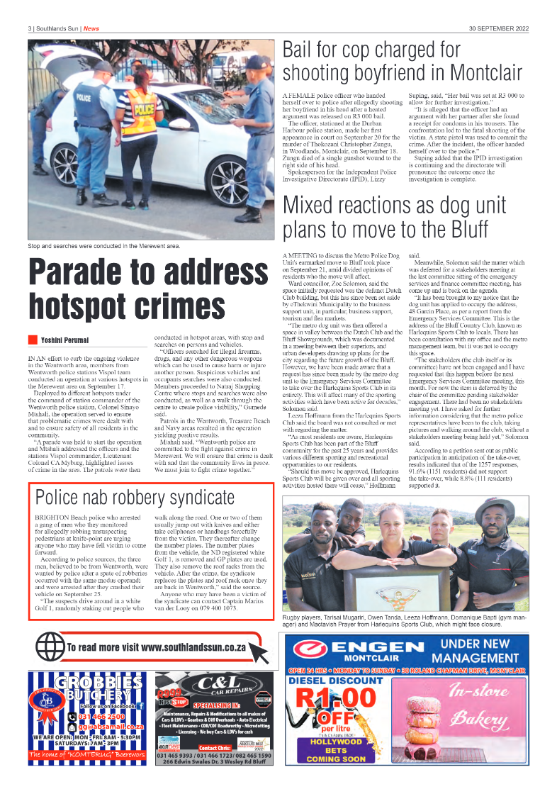 Southlands Sun 30 September 2022 page 3