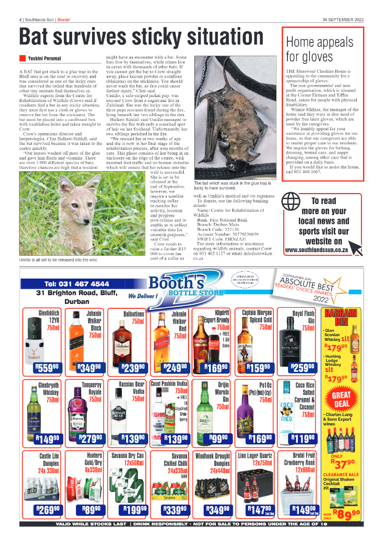 Southlands Sun 30 September 2022 page 4