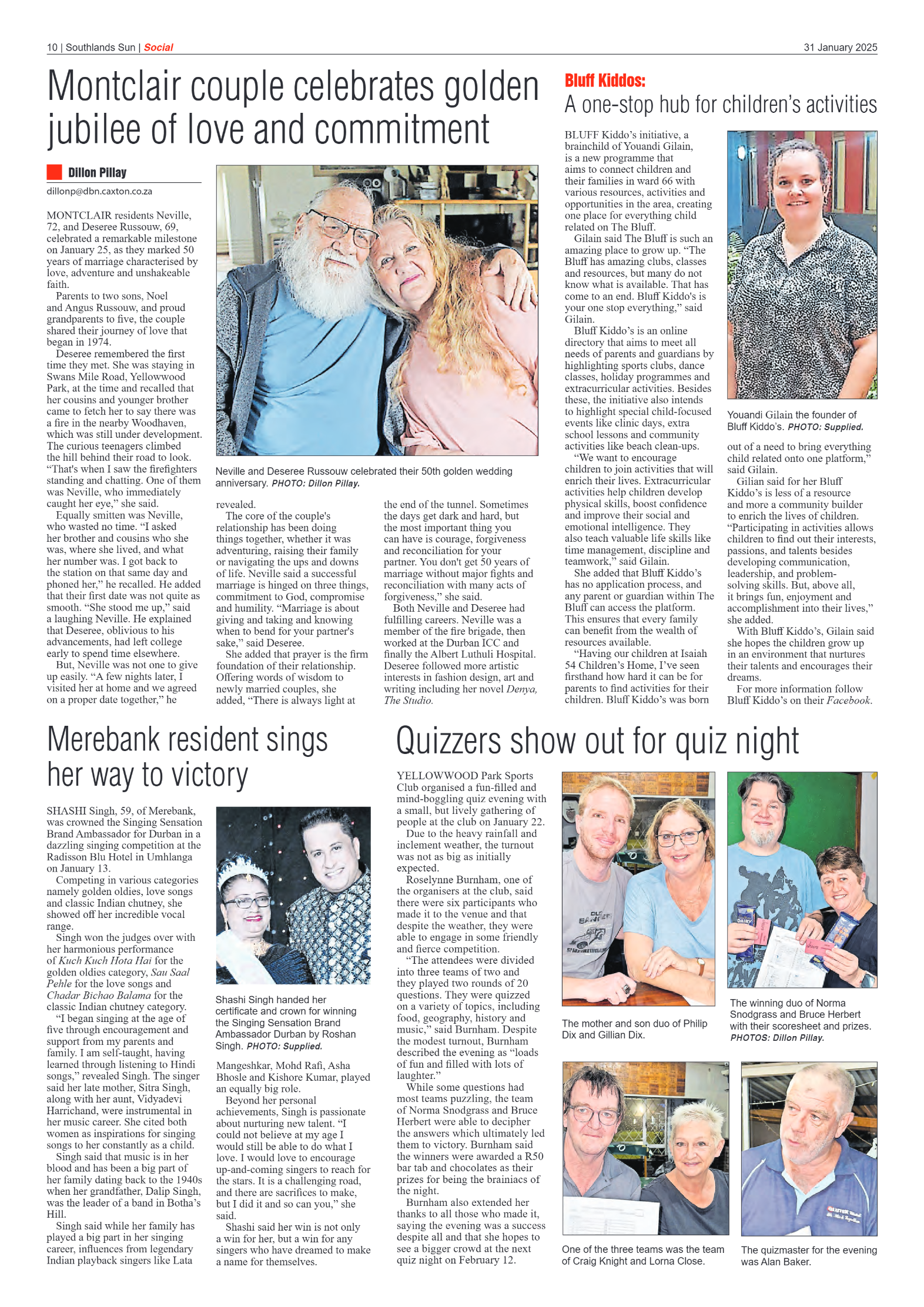 Southlands Sun 31 January 2025 page 10