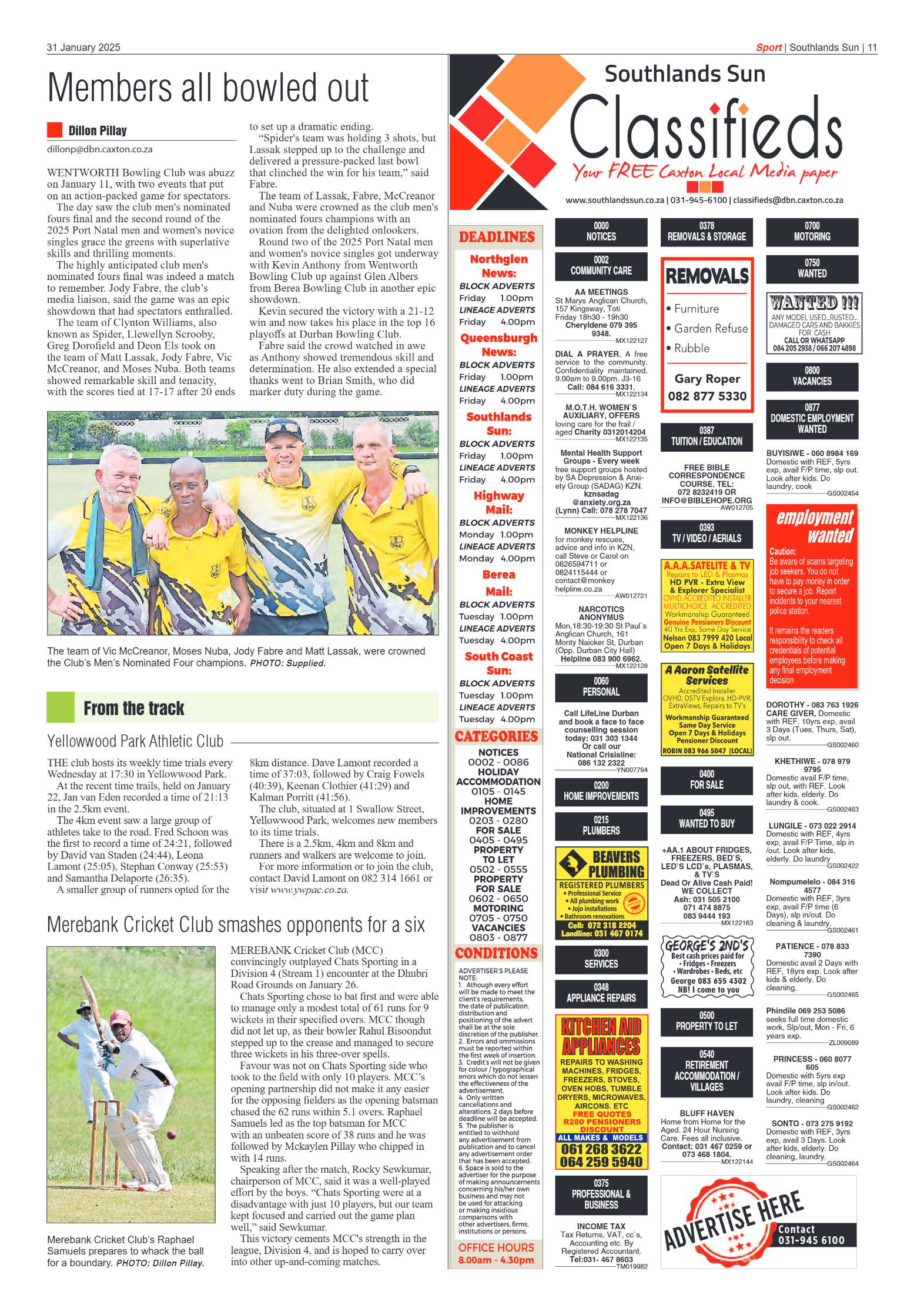 Southlands Sun 31 January 2025 page 11