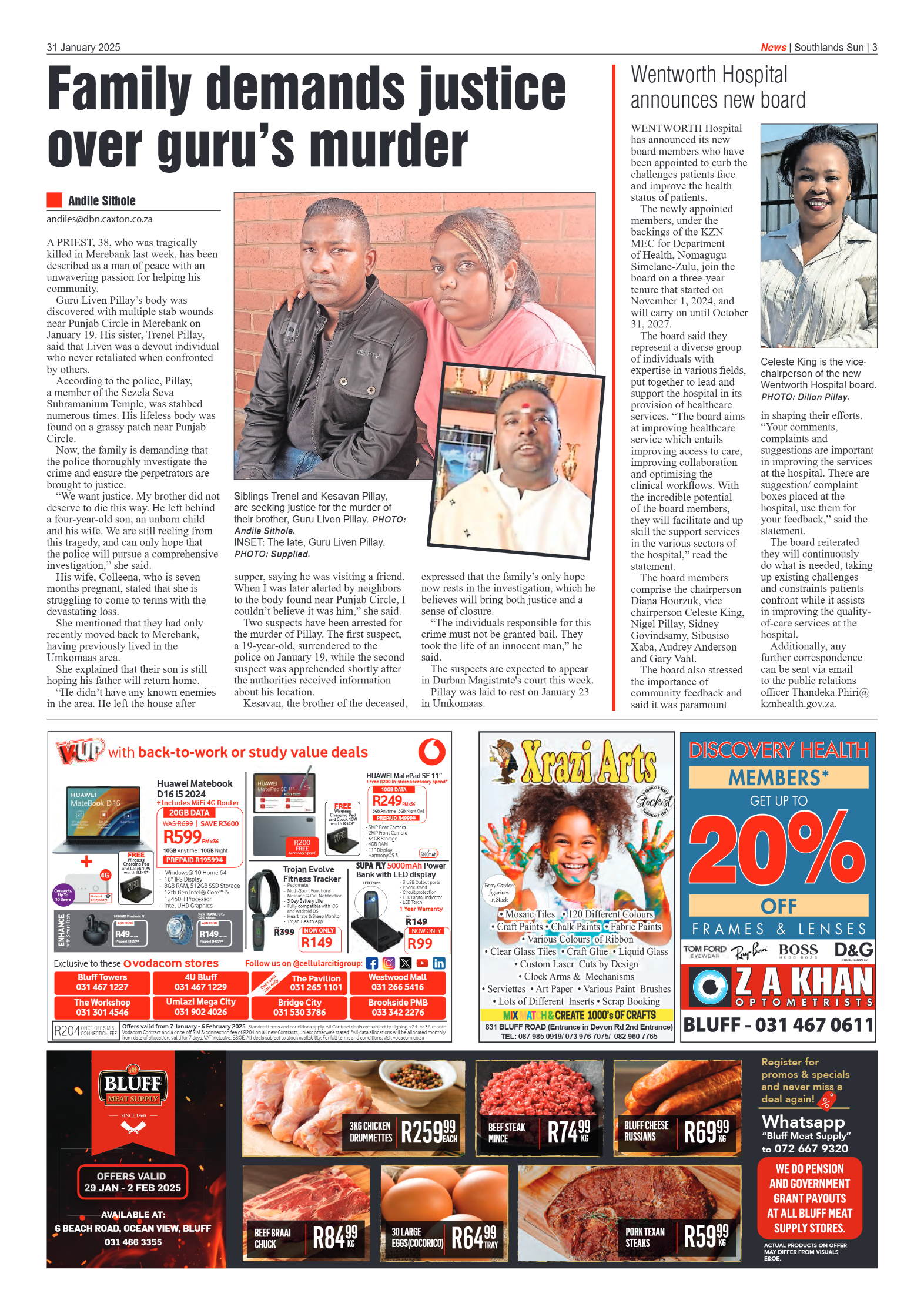 Southlands Sun 31 January 2025 page 3
