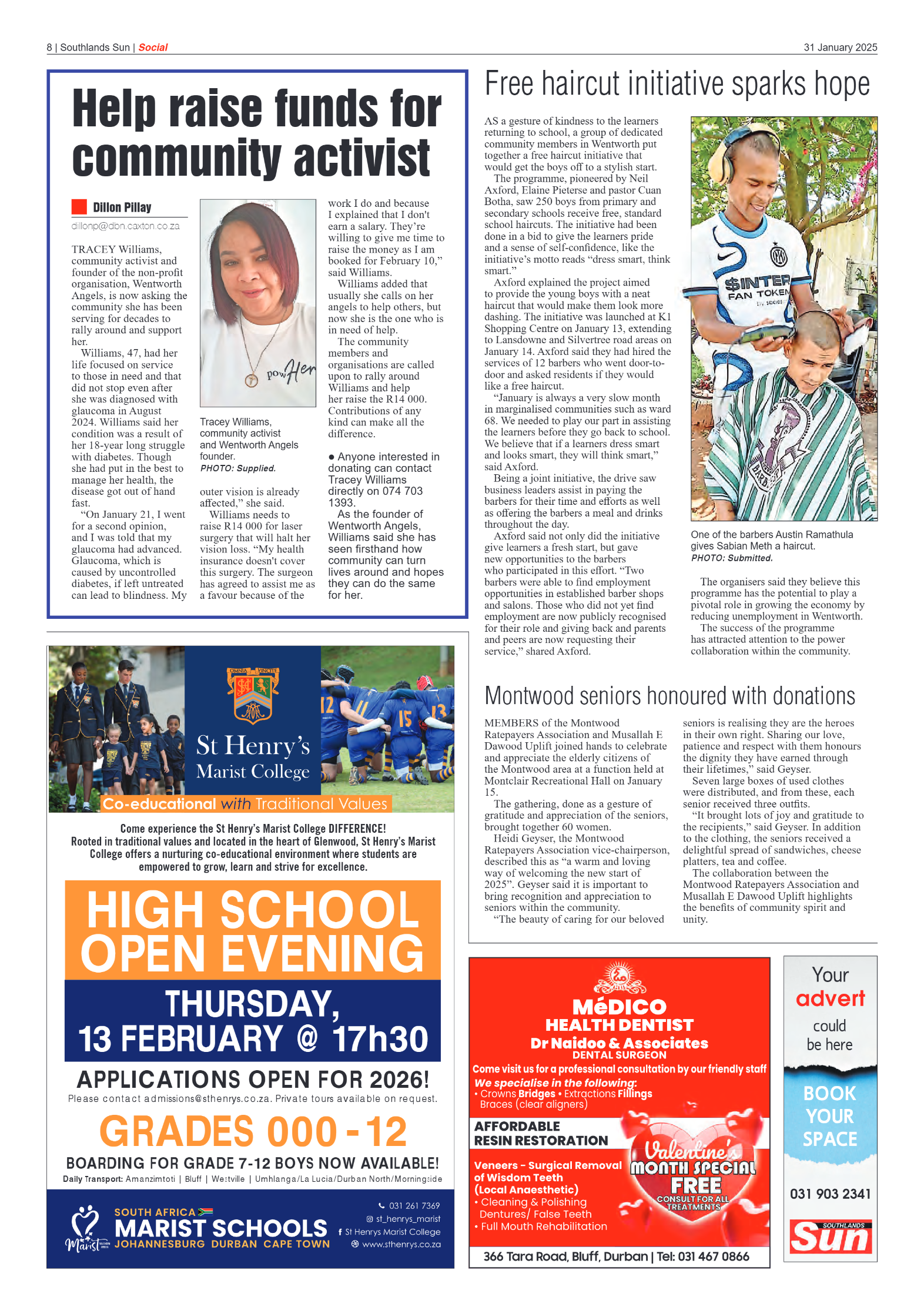 Southlands Sun 31 January 2025 page 8