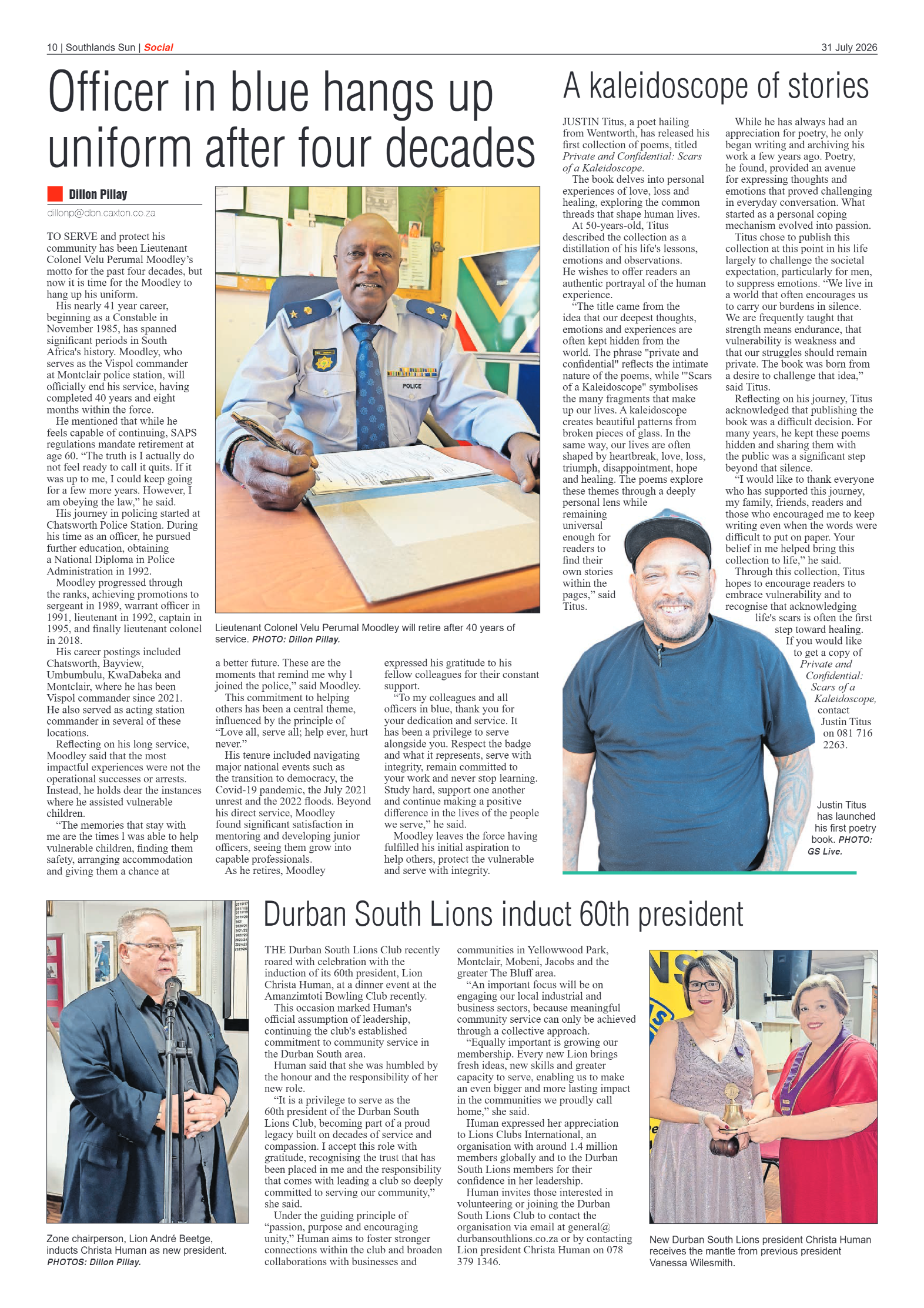 Southlands Sun 31 July 2026 page 10