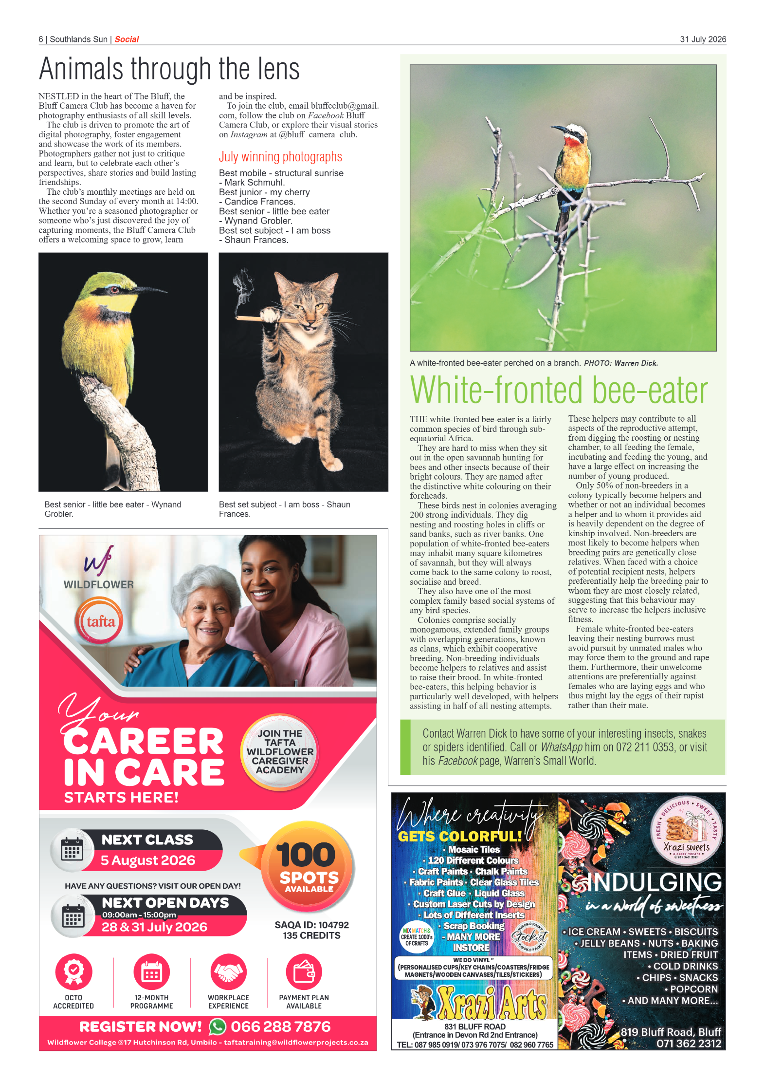 Southlands Sun 31 July 2026 page 6