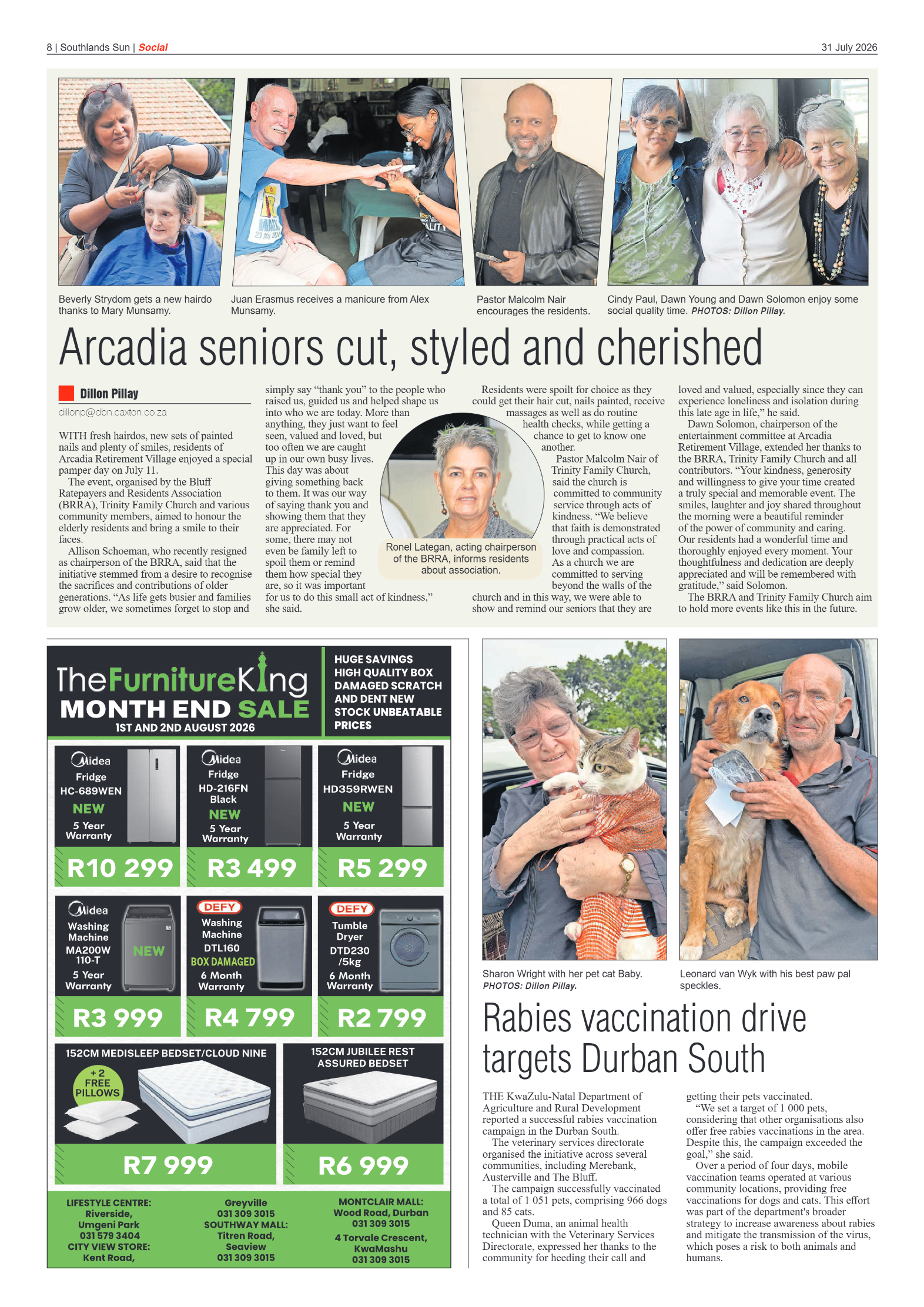 Southlands Sun 31 July 2026 page 8