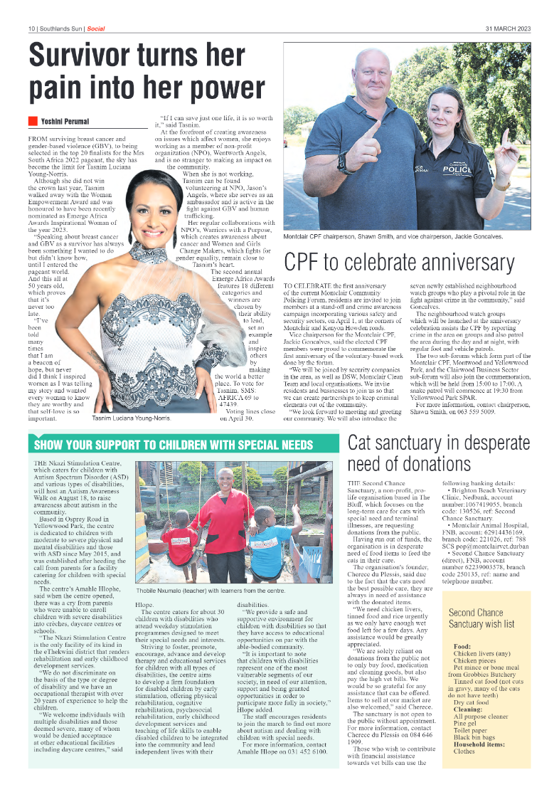 Southlands Sun 31 March 2023 page 10