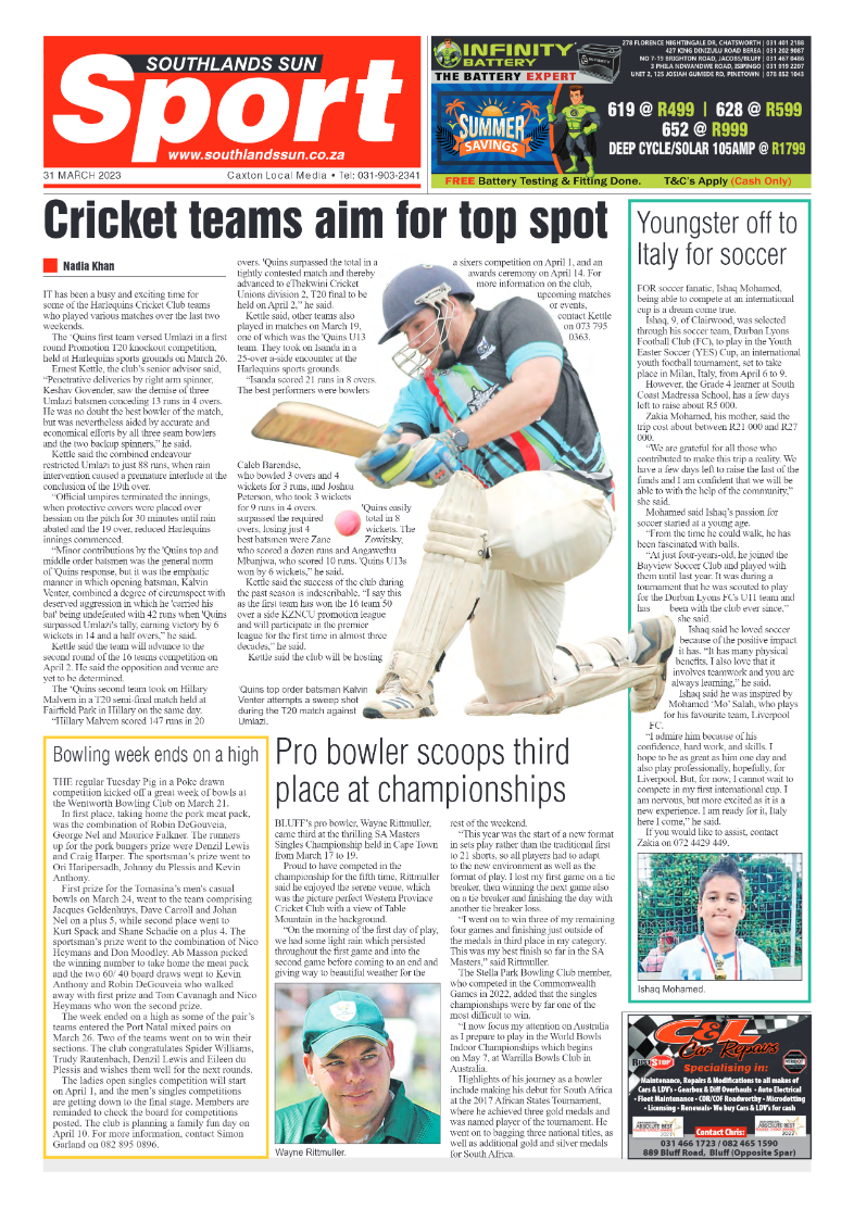 Southlands Sun 31 March 2023 page 12