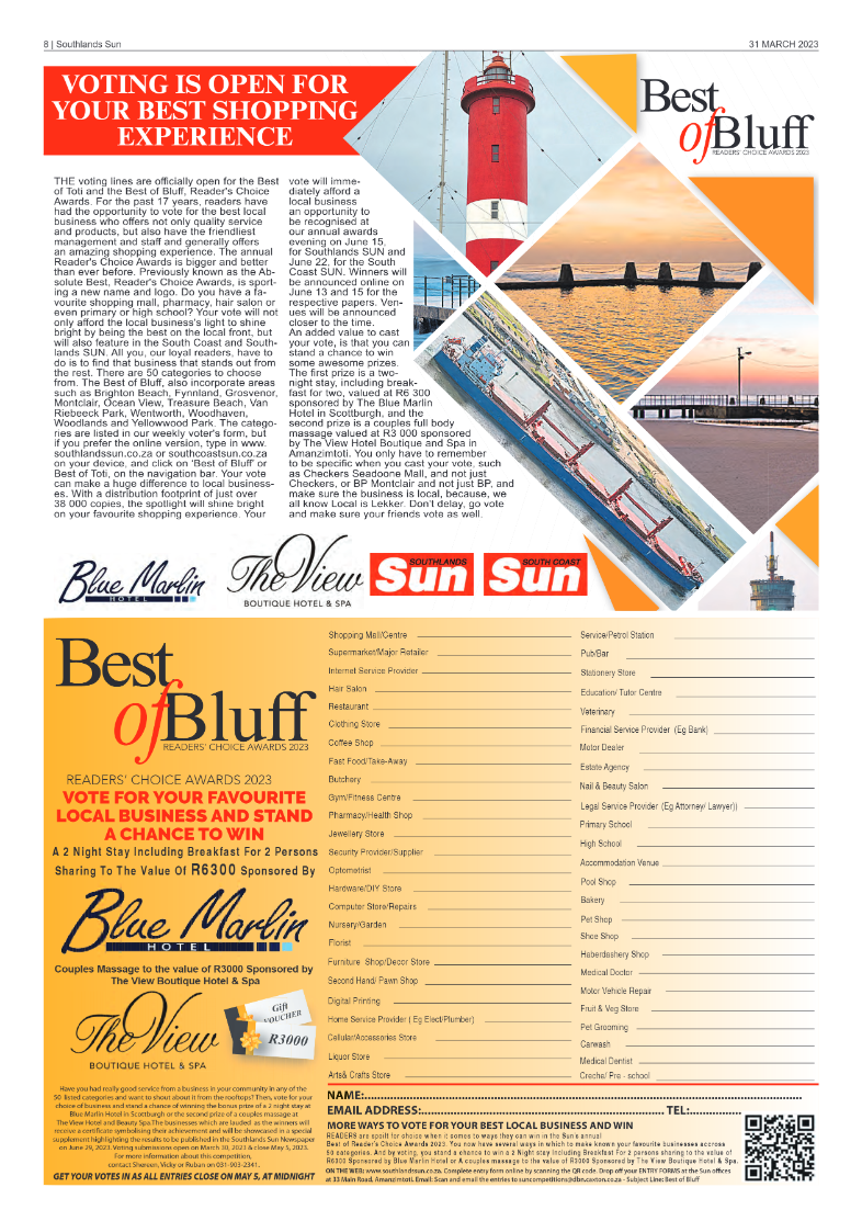 Southlands Sun 31 March 2023 page 8