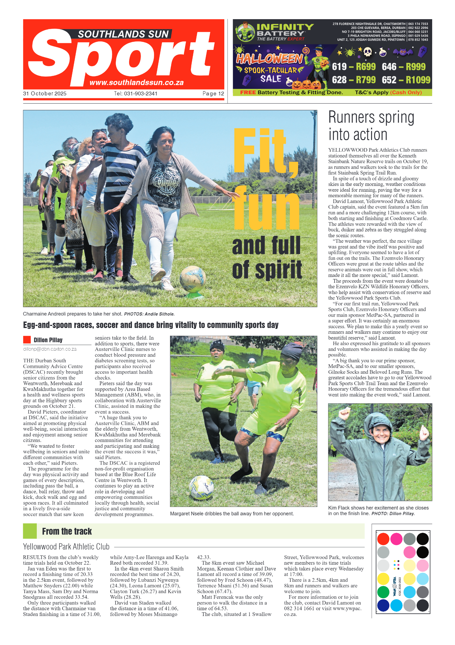 Southlands Sun 31 October 2025 page 12