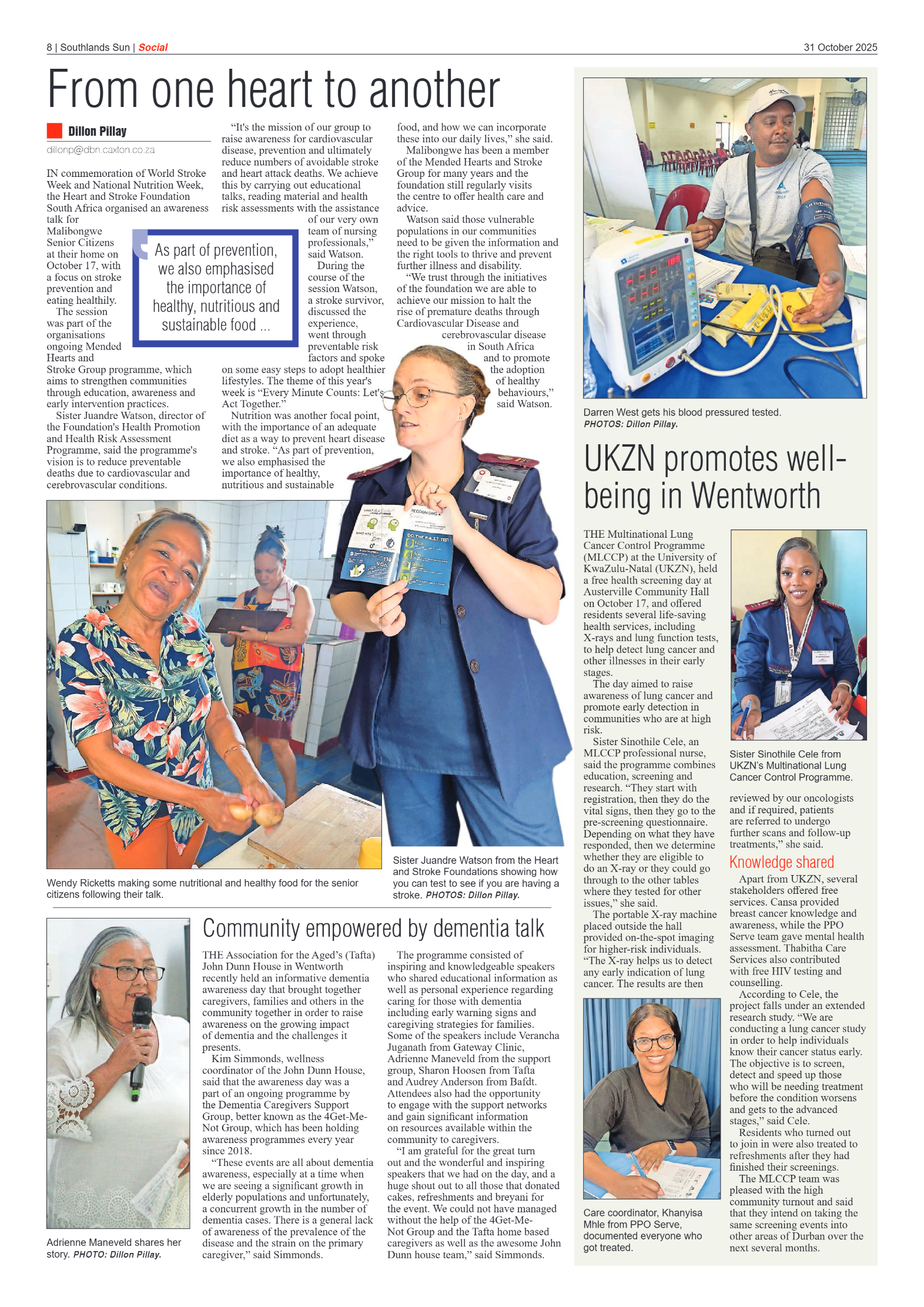 Southlands Sun 31 October 2025 page 8