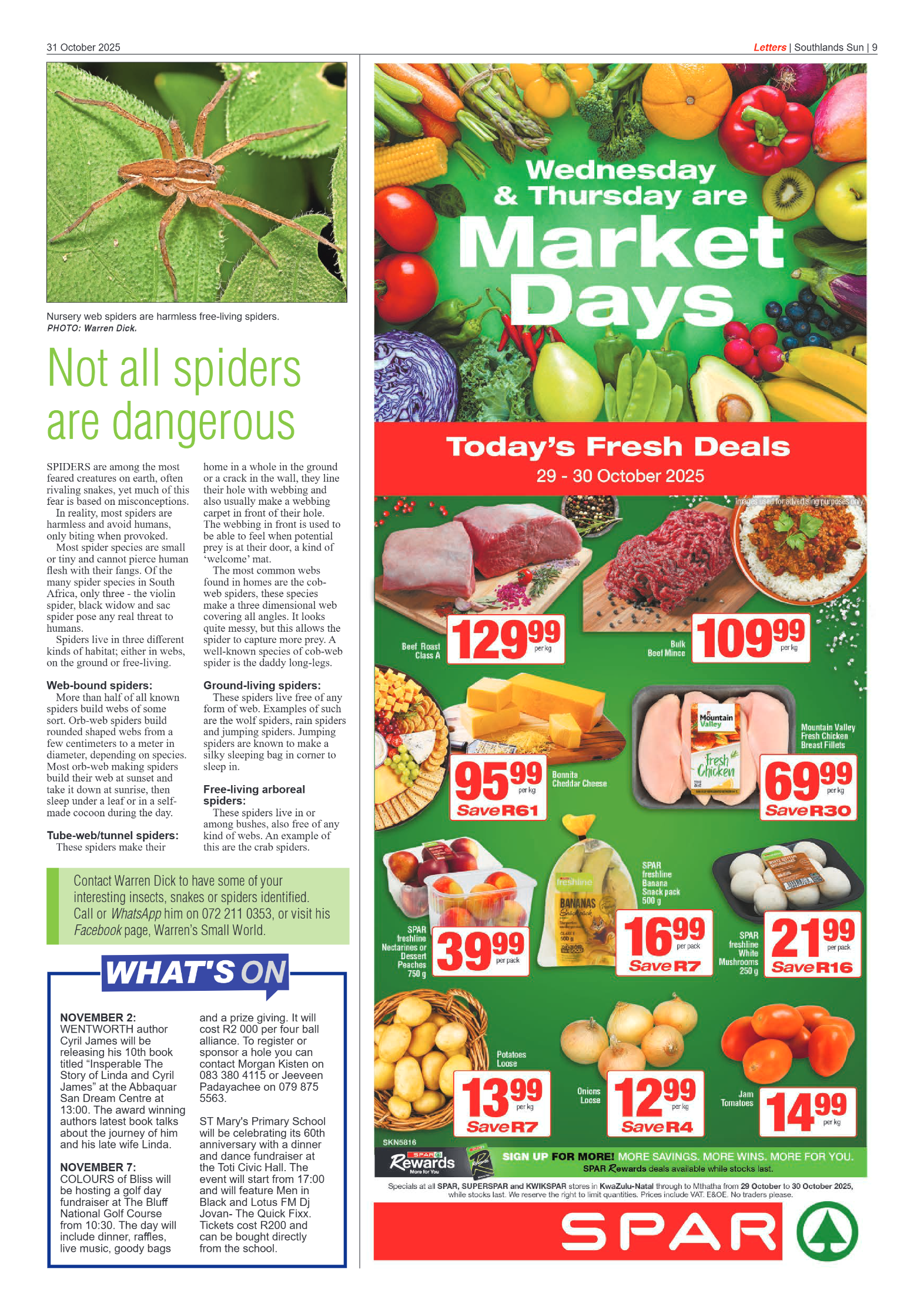 Southlands Sun 31 October 2025 page 9