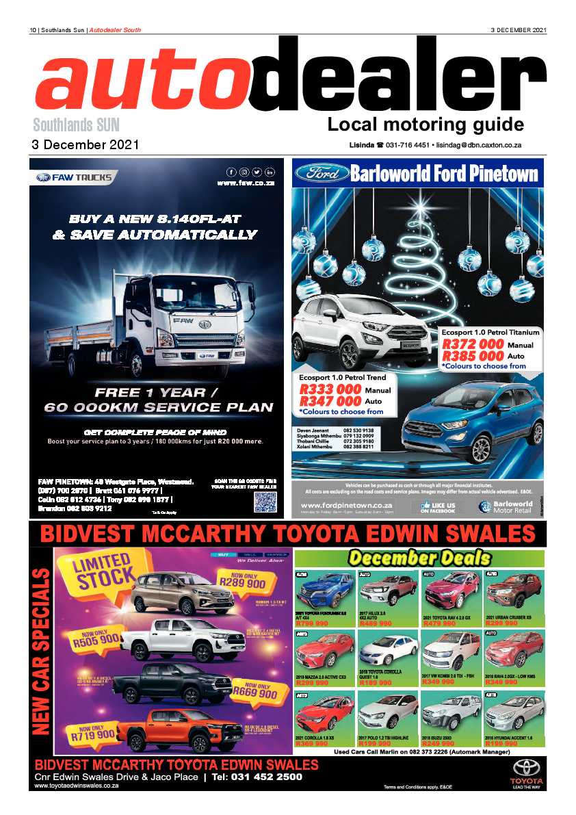 Southlands Sun 3 December 2021 page 10