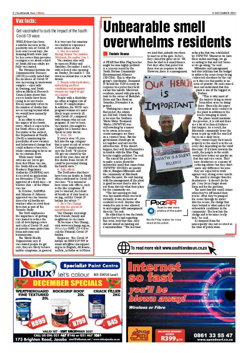 Southlands Sun 3 December 2021 page 2