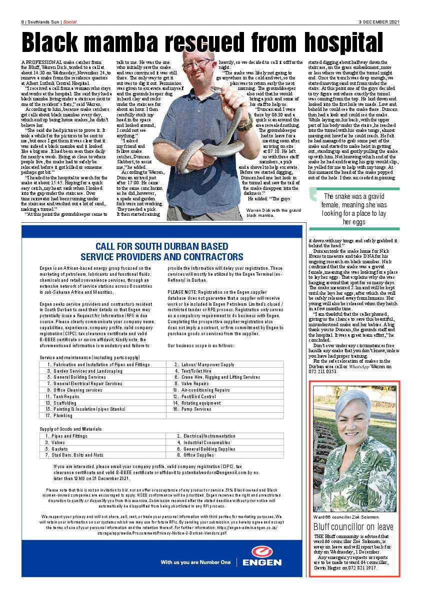 Southlands Sun 3 December 2021 page 8