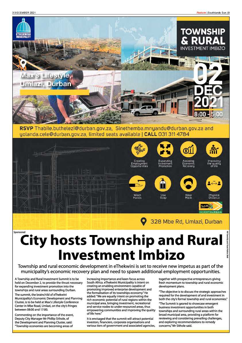 Southlands Sun 3 December 2021 page 9