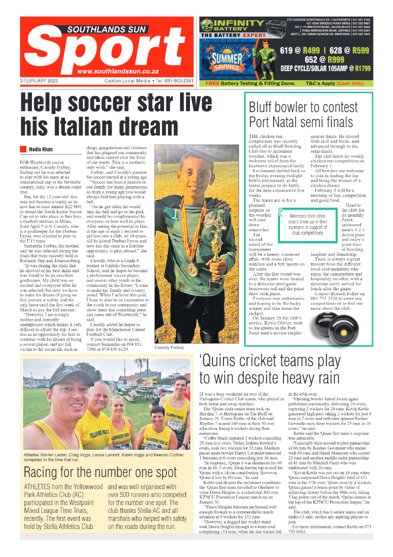 Southlands Sun 3 February 2023 page 12