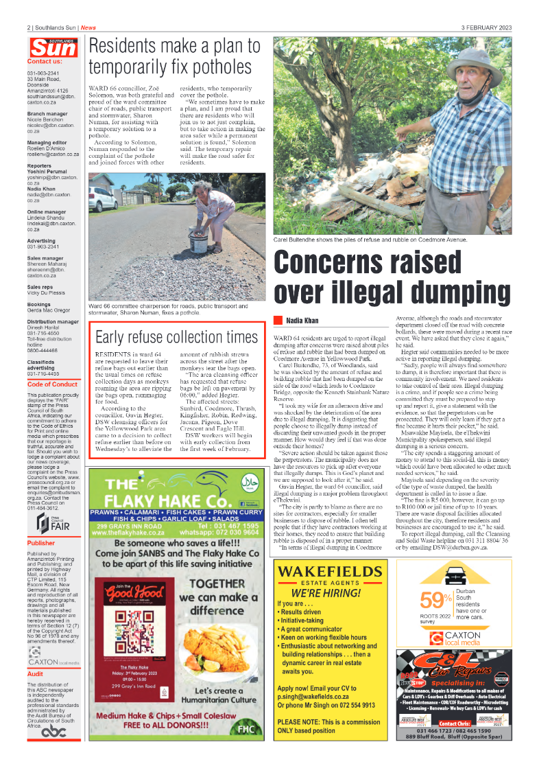 Southlands Sun 3 February 2023 page 2