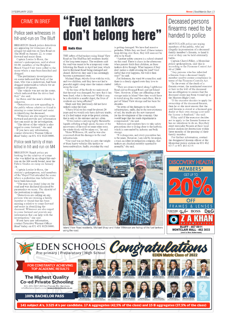 Southlands Sun 3 February 2023 page 3
