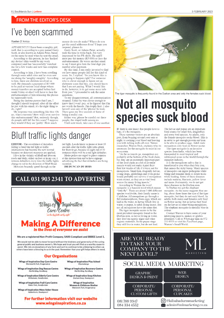 Southlands Sun 3 February 2023 page 6