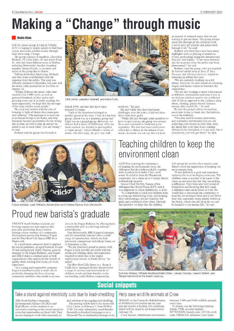 Southlands Sun 3 February 2023 page 8