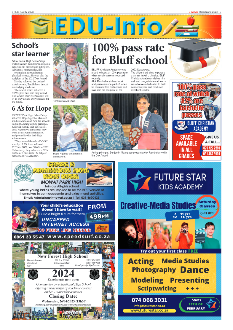 Southlands Sun 3 February 2023 page 9