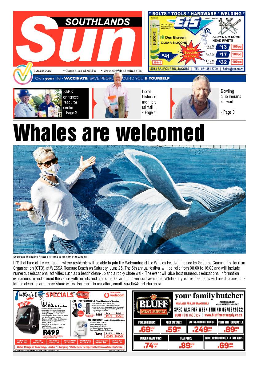 Southlands Sun 3 June 2022 page 1