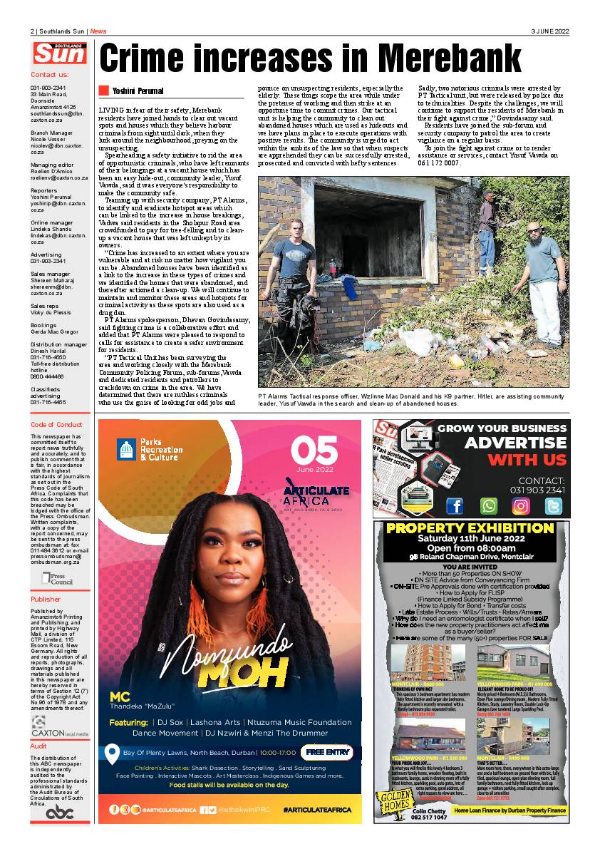 Southlands Sun 3 June 2022 page 2