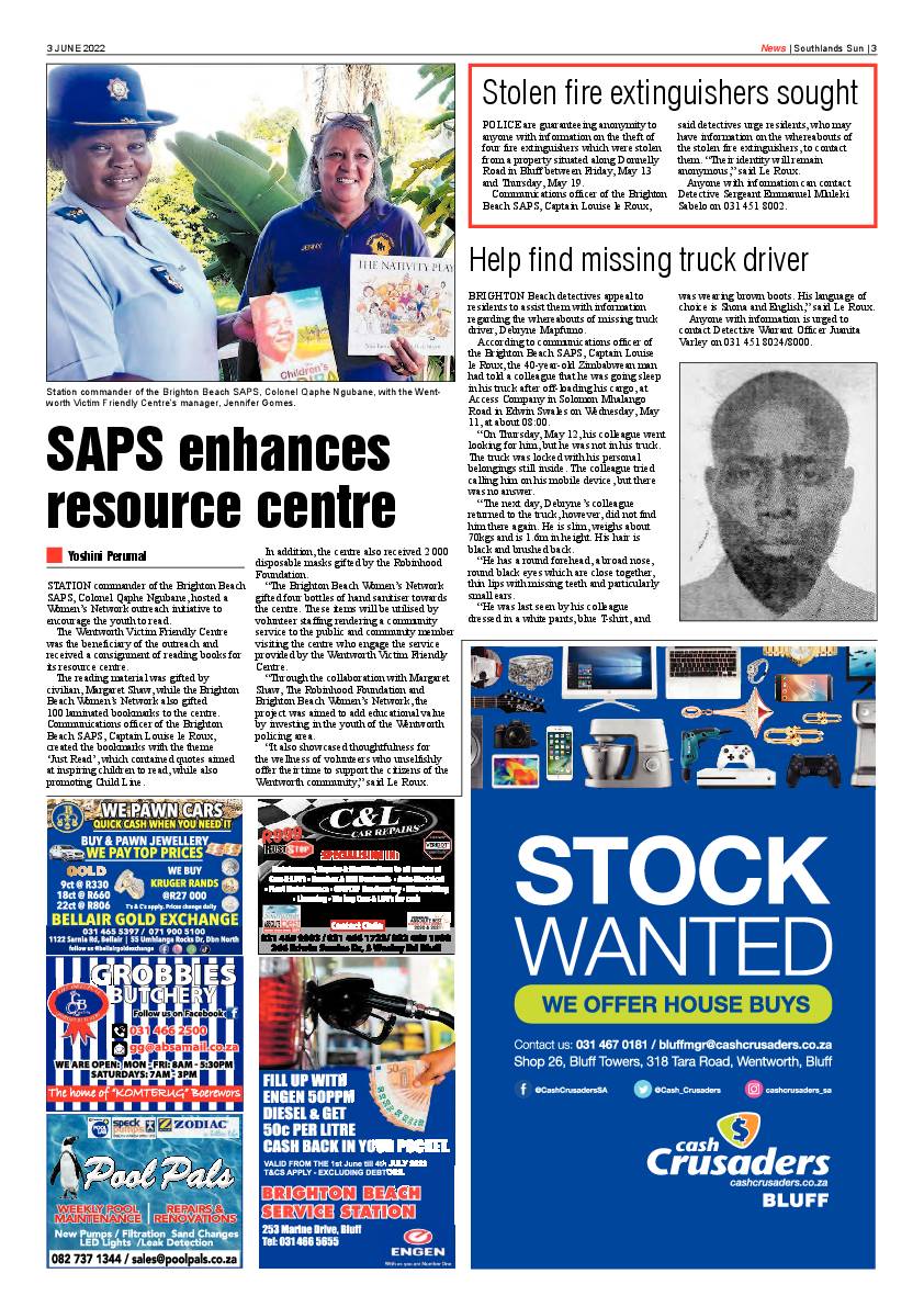 Southlands Sun 3 June 2022 page 3