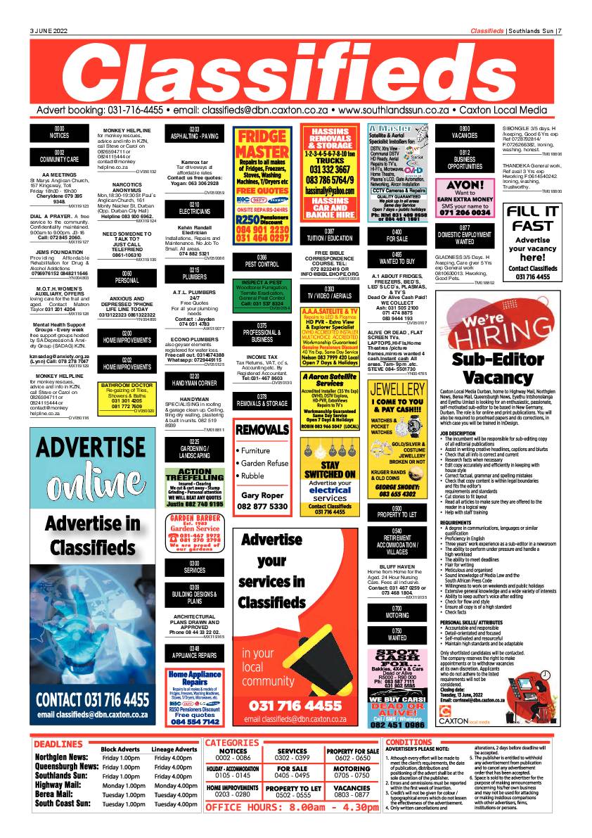 Southlands Sun 3 June 2022 page 7