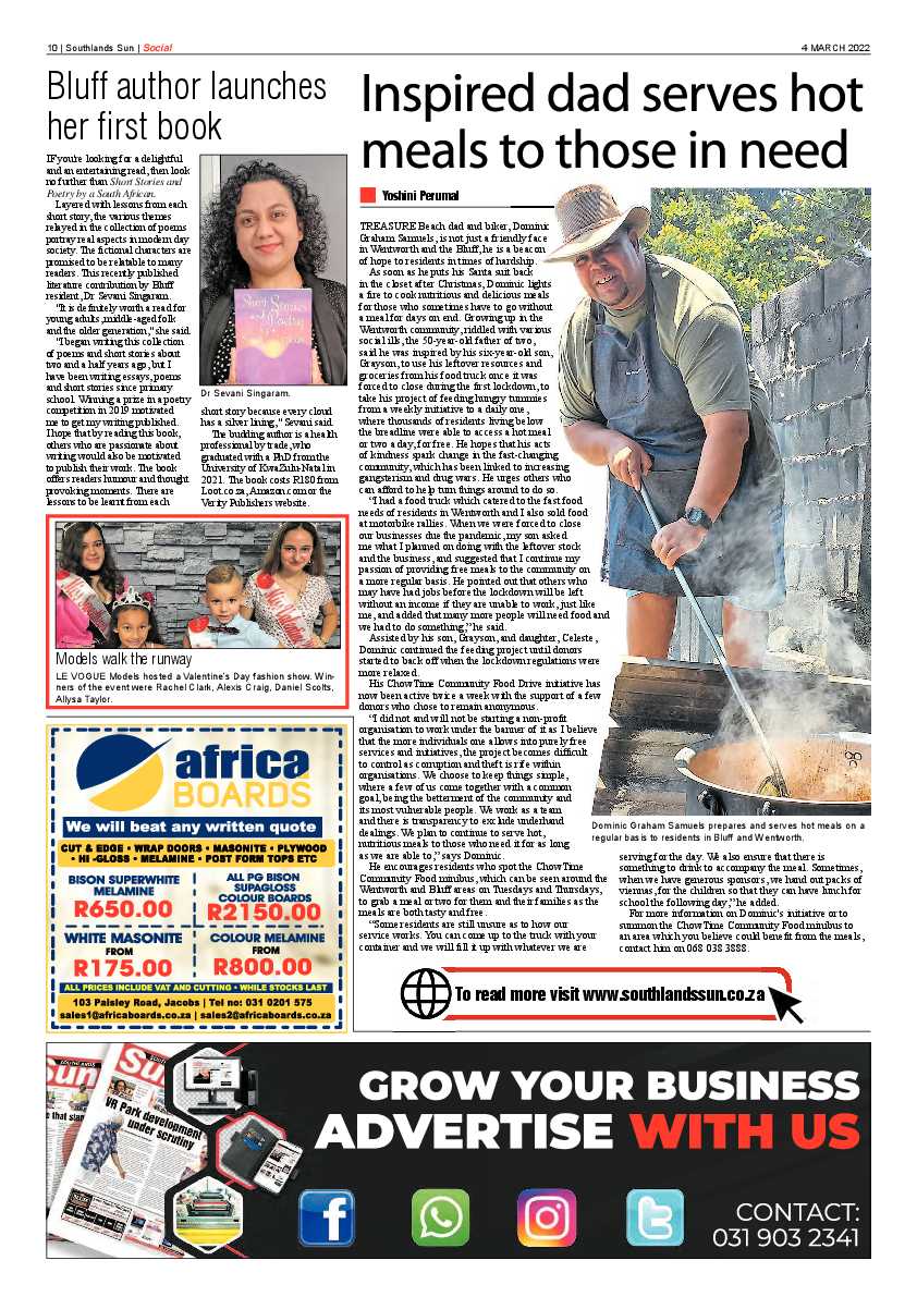 Southlands Sun 4 March 2022 page 10
