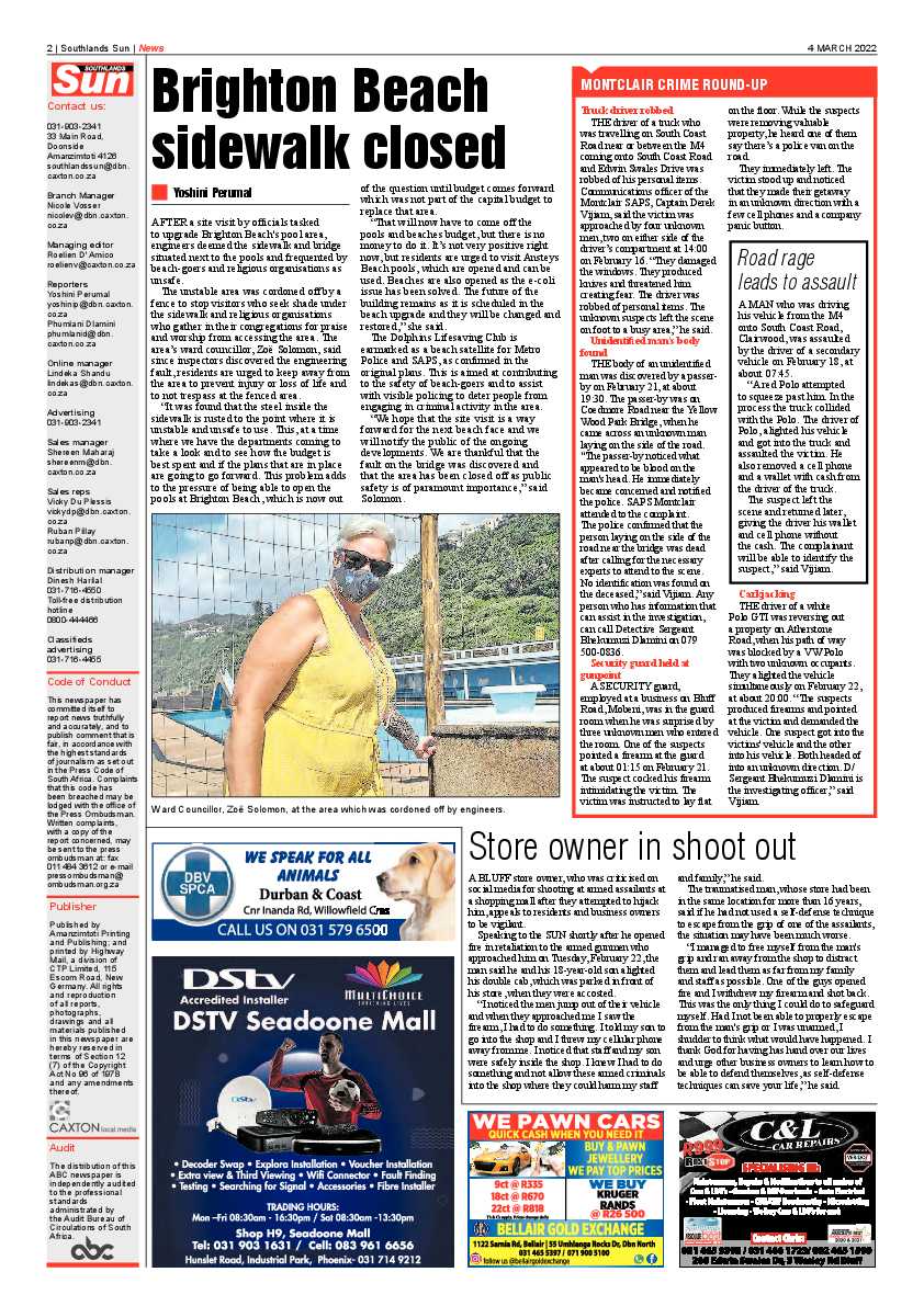 Southlands Sun 4 March 2022 page 2