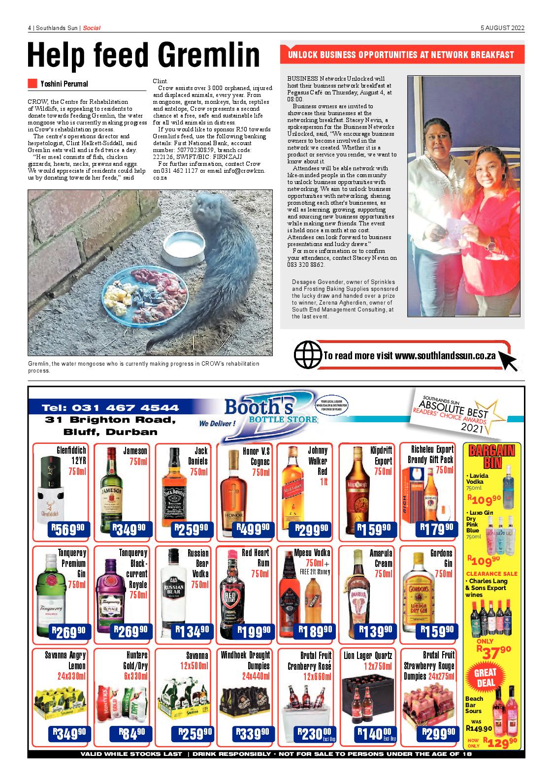 Southlands Sun 5 August 2022 page 4