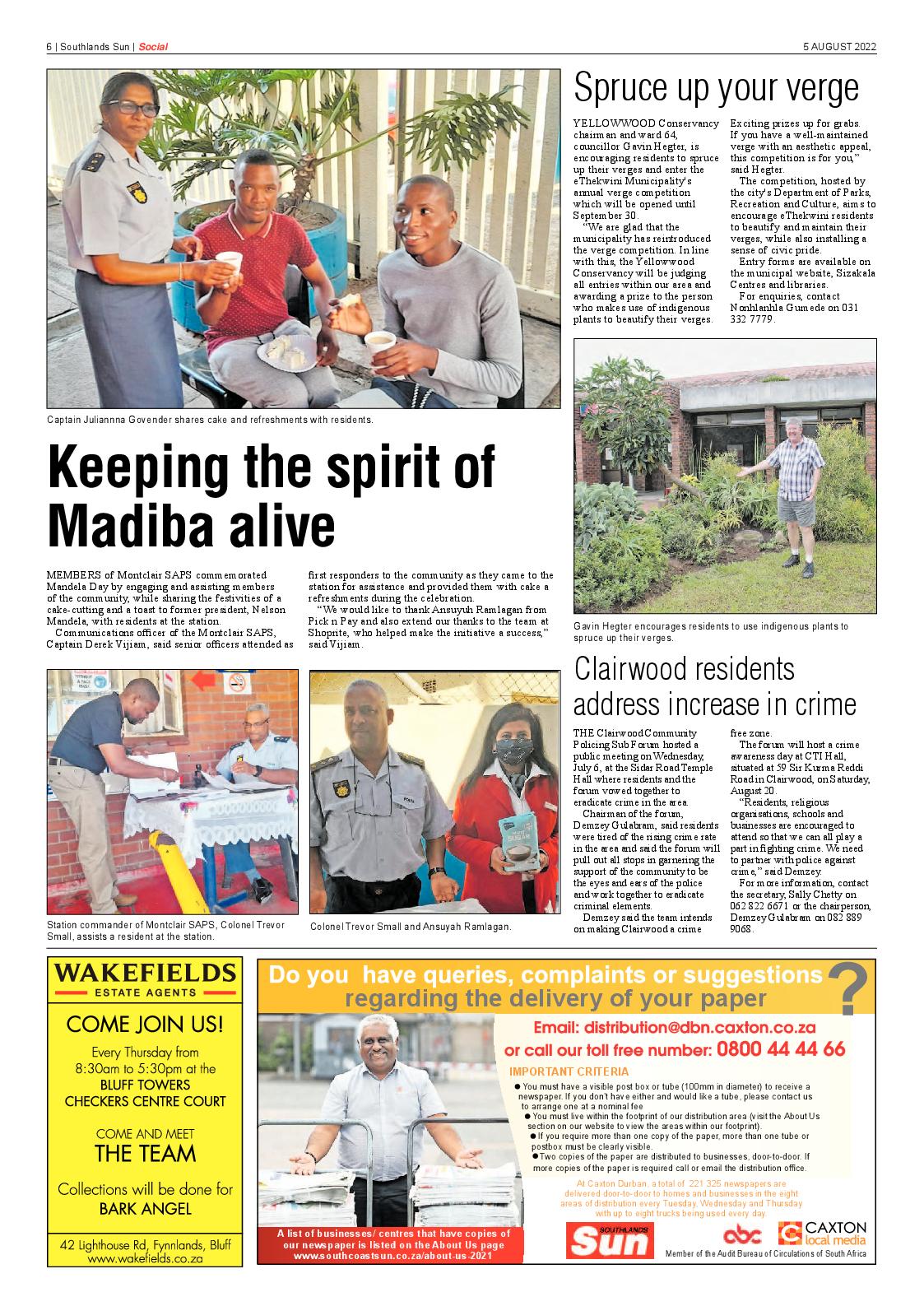 Southlands Sun 5 August 2022 page 6