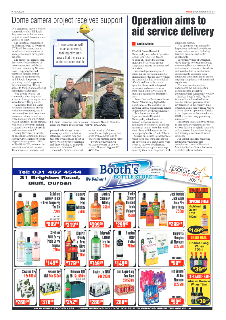 Southlands Sun 5 July 2024 page 3