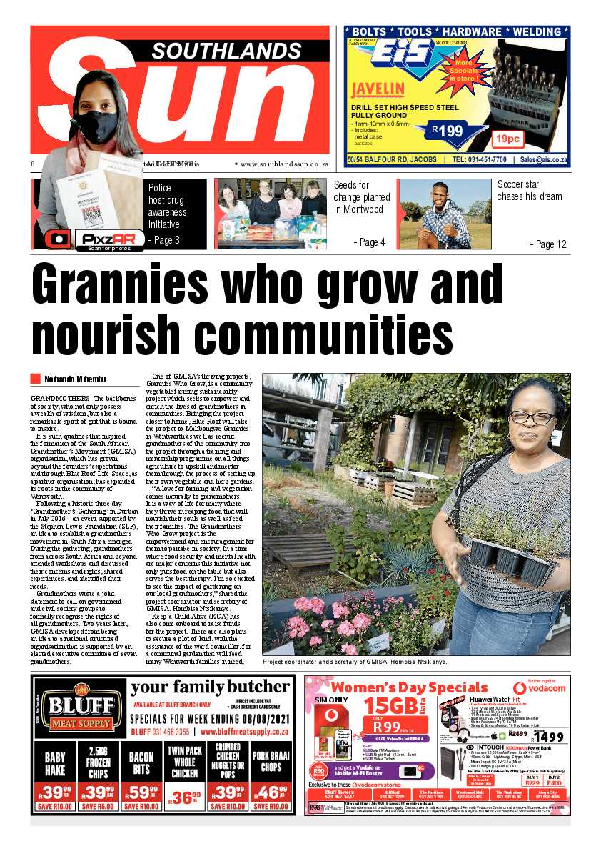 Southlands Sun 6 August 2021 page 1