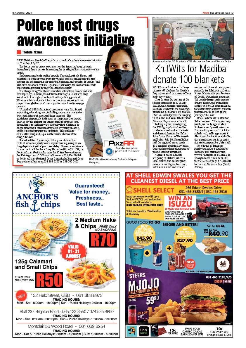 Southlands Sun 6 August 2021 page 3