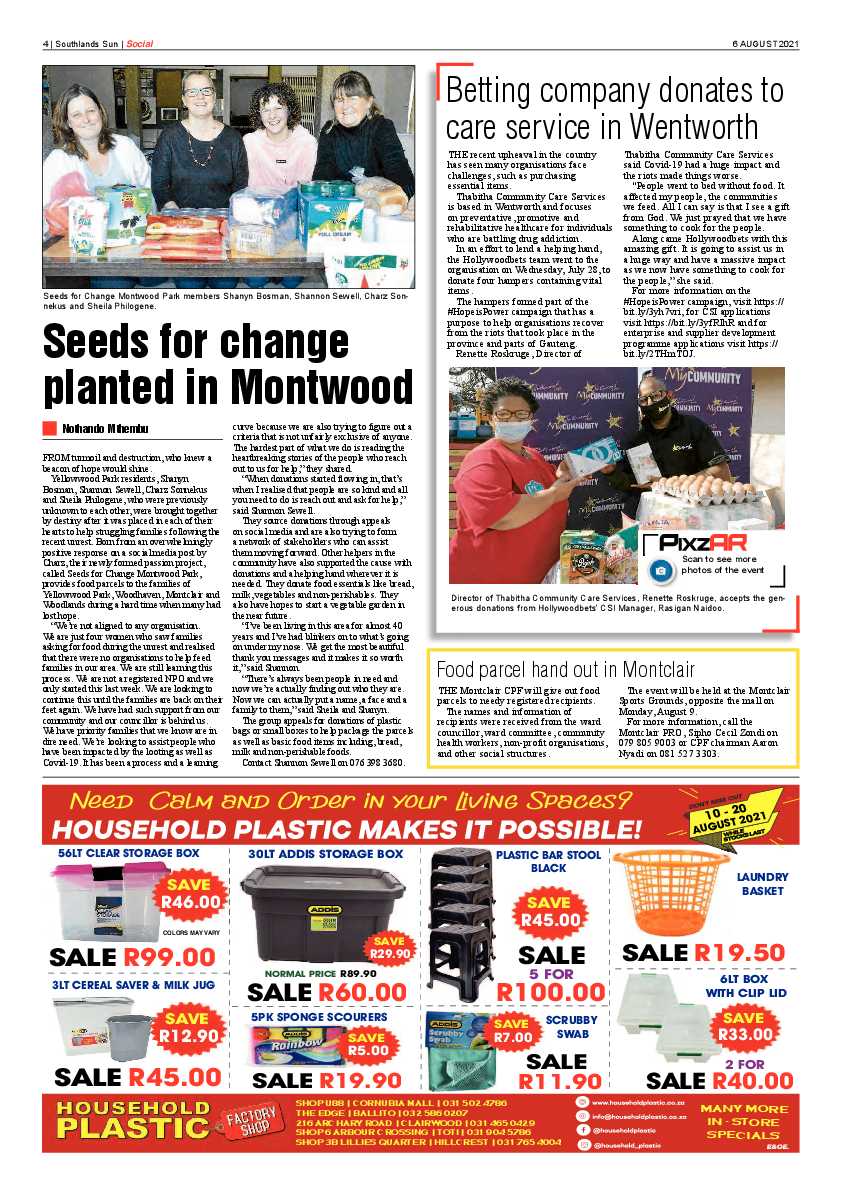 Southlands Sun 6 August 2021 page 4