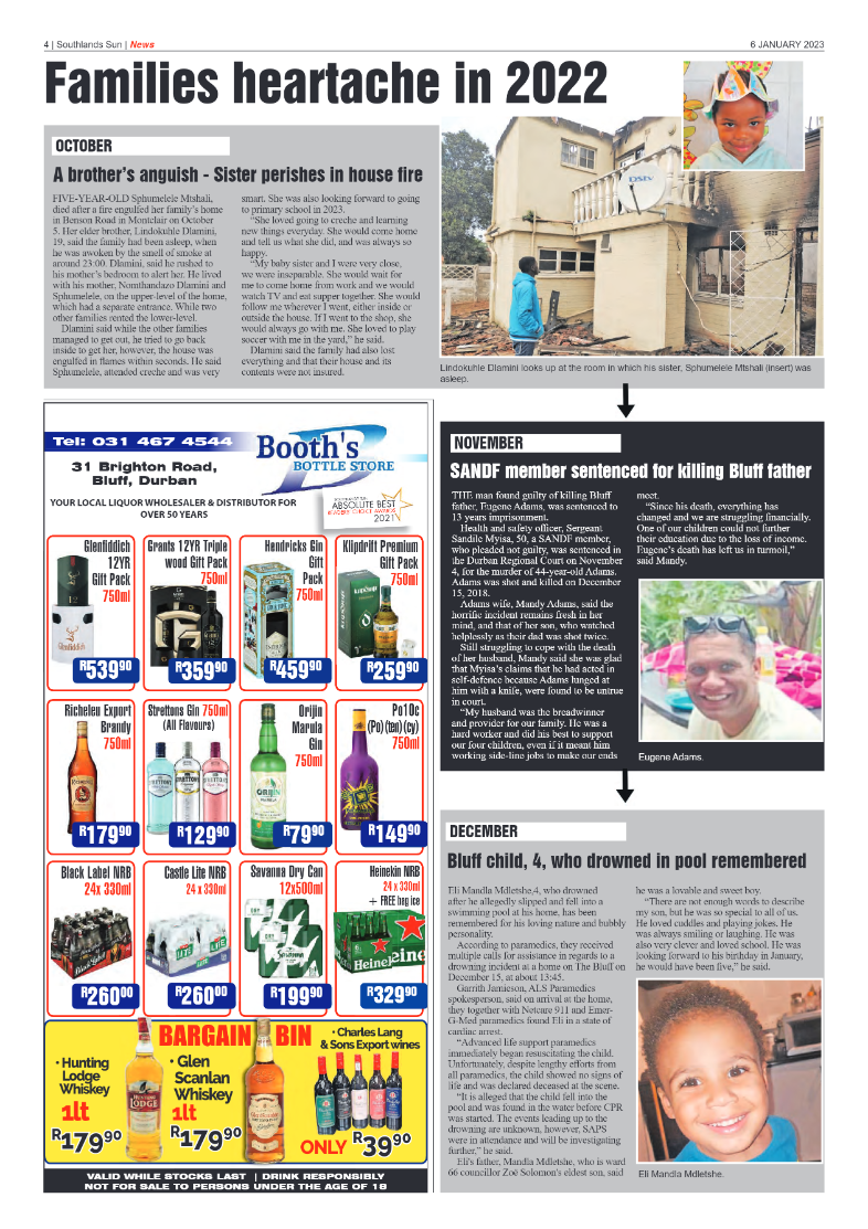 Southlands Sun 6 January 2023 page 4