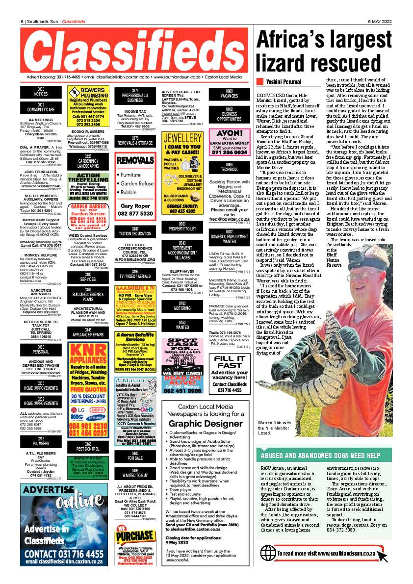Southlands Sun 6 May 2022 page 6