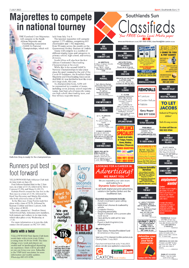 Southlands Sun 07 July 2023 page 11