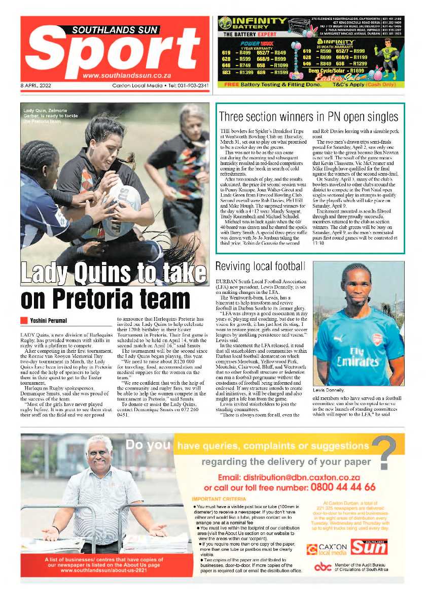 Southlands Sun 8 April 2022 page 12